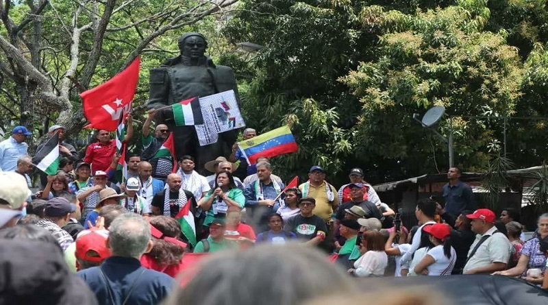Venezuela conmemora el Día de la Tierra Palestina con movilización solidaria