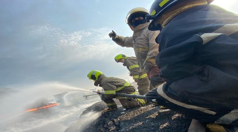 Controlan incendio en patio del muelle 1 Bachaquero de Zulia