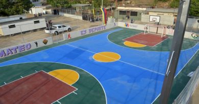 Recuperan cancha Florencio Pantoja en municipio Bolivar de Aragua