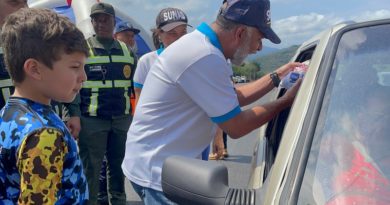 Sunad activa en puntos de control en el país durante Semana Santa Segura