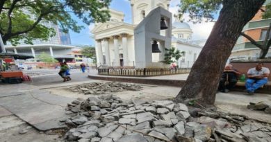 Ejecutan labores de reacondicionamiento en espacios de la parroquia Santa Teresa