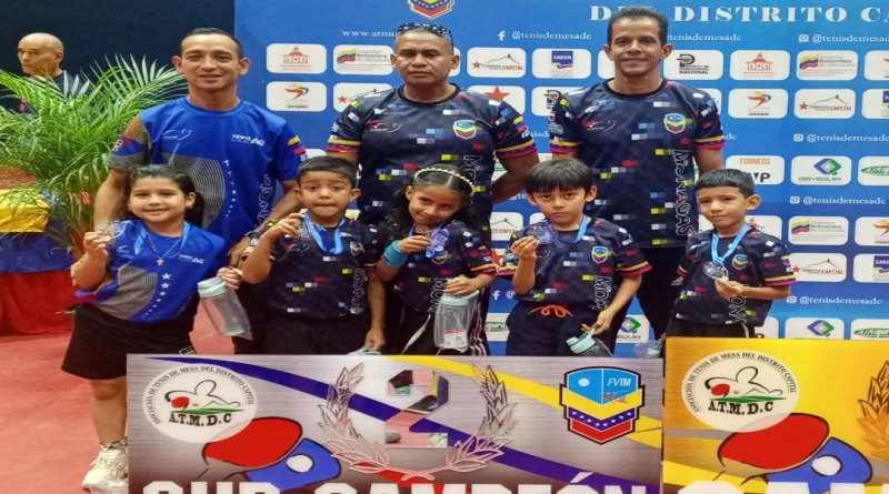 Atletas infantiles de Monagas entran al ranking nacional de tenis de mesa