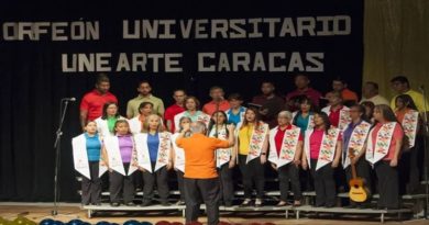 Orfeón de la Unearte celebra su décimo aniversario con recital de gala