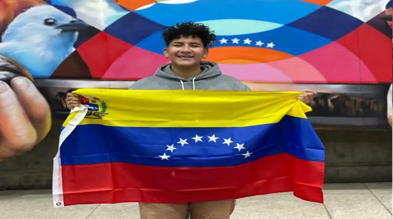 Joven venezolano participará en Festival de la Juventud en Rusia