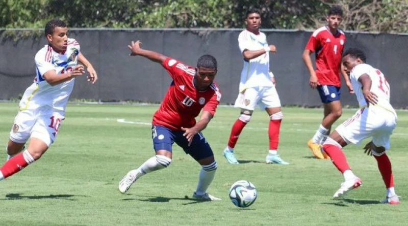 Vinotinto Sub-20 derrota 2-1 a Costa Rica en partido amistoso