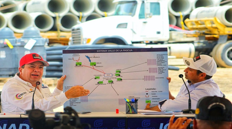 MinAguas y Gobernación acuerdan optimizar servicio hídrico en Guárico