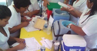 Despliegan plan de vacunación por semana santa en Bolívar