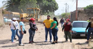 inspecciona obras en Rosa Inés y Comuna El Rosillo