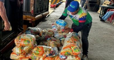 Distribuyen más 79 mil toneladas de alimentos y proteínas en Monagas