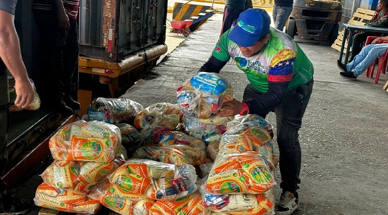 Distribuyen más 79 mil toneladas de alimentos y proteínas en Monagas