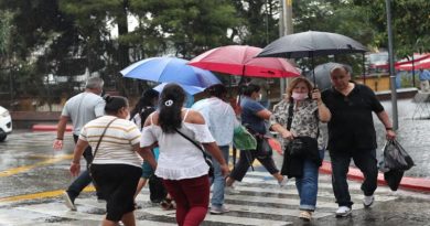 Inameh pronostica lluvias dispersas en gran parte del territorio nacional