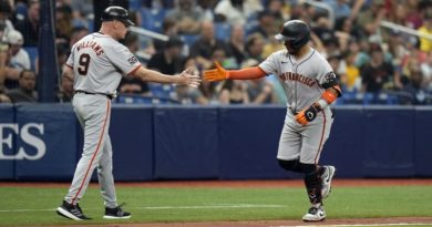 Venezolano Thairo Estrada se ensañó contra los Rays