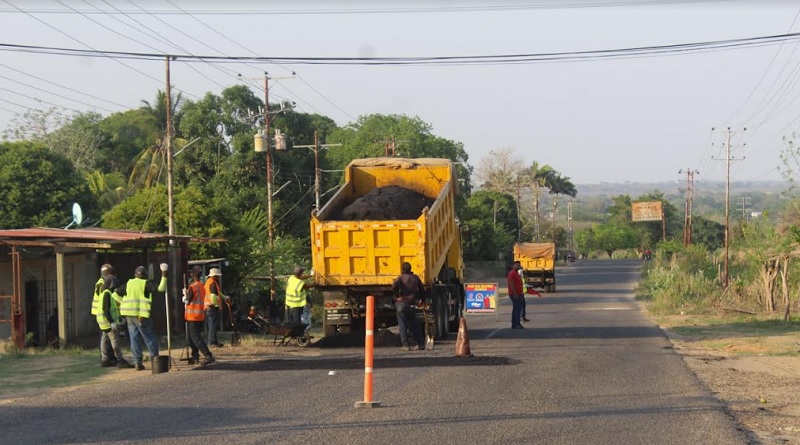 Inicia rehabilitación de vías en la Troncal 14 de Guárico