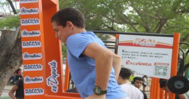 Inauguran tercera zona de calistenia en el municipio Girardot