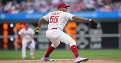 Ranger Suárez llegó a 25 innings sin permitir carreras