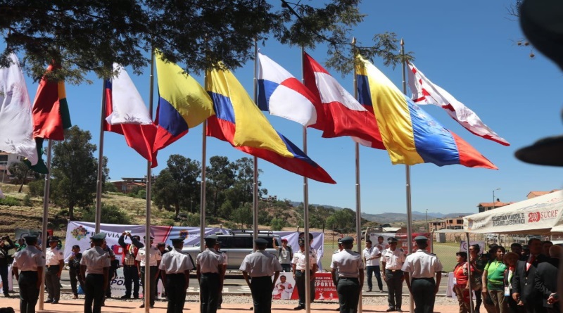 Realizan izamiento de banderas de cara a inicio de Juegos Bolivarianos de la Juventud
