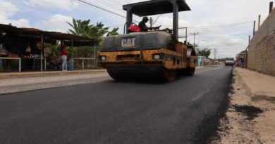 Inician trabajos de asfaltado en la comuna El Rosillo de Maturín