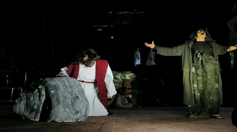 Cierran actividades de la semana mayor en Maracay con obra La Pasión de Cristo
