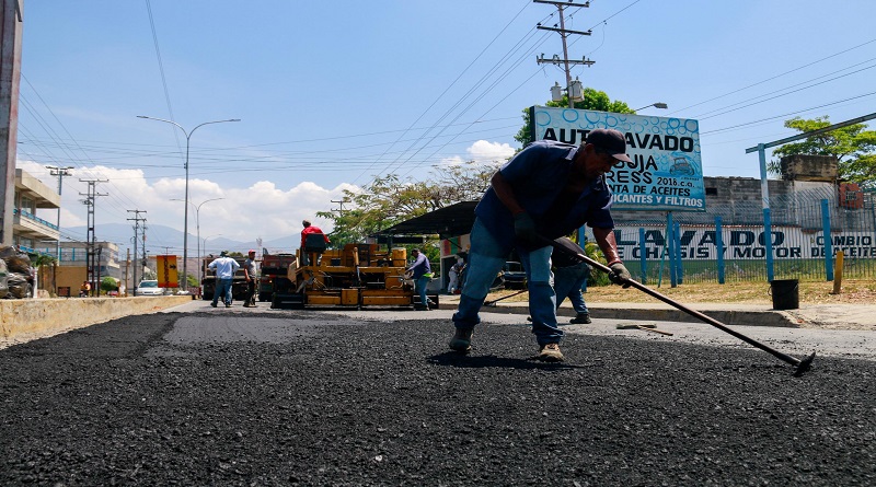 Plan Nacional de Asfaltado avanza en Mariño
