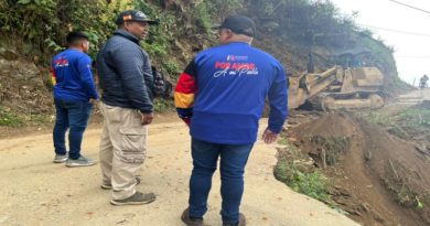 Plan Nacional de Atención a la Vialidad rehabilita 8 km de vía agrícola en Tovar
