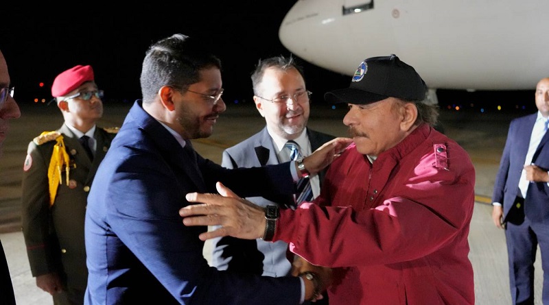 Presidente Daniel Ortega llega a Venezuela para participar en la 23° Cumbre del ALBA-TCP
