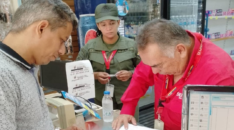 Seniat verifica funcionamiento en comercios de la región Centro Occidental