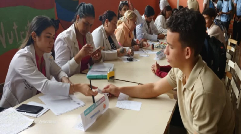 Realizan jornada de Salud "Soy Saludable" con estudiantes de Guárico