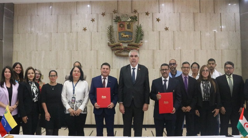 Venezuela y Saharaui firman acuerdo de cooperación y capacitación educativa