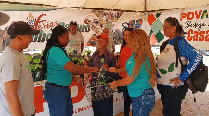 Feria del Campo Soberano lleva seguridad alimentaria a Anzoátegui