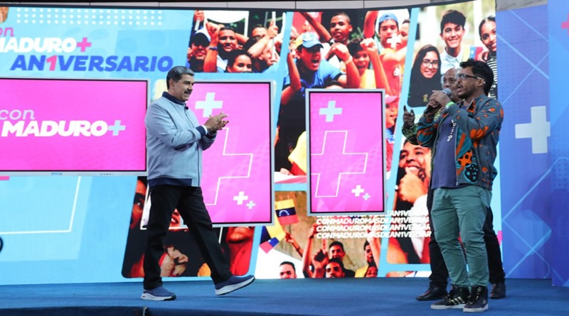 Factor M presentó adelanto de canciones del pueblo para la campaña de Maduro