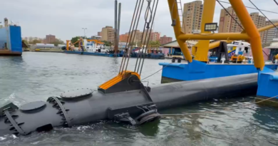 Activadas dragas que ampliarán muelles al Sur del Lago