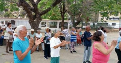 Jornada deportiva activó a abuelos de Trapichito