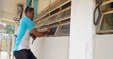 Avanzan trabajos en el hospital “Emigdio Ríos” de Churuguara
