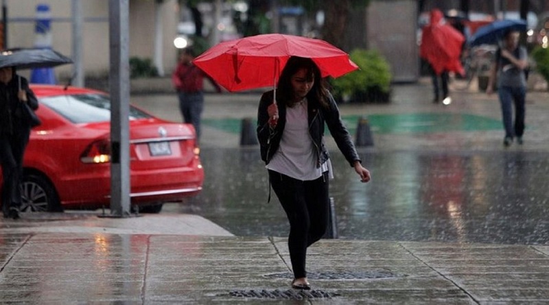 Inameh pronostica lluvias y chubascos dispersos en gran parte del país