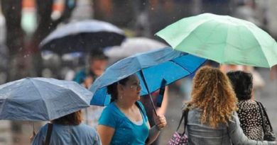 Inameh pronostica abundante nubosidad con precipitaciones en gran parte del país