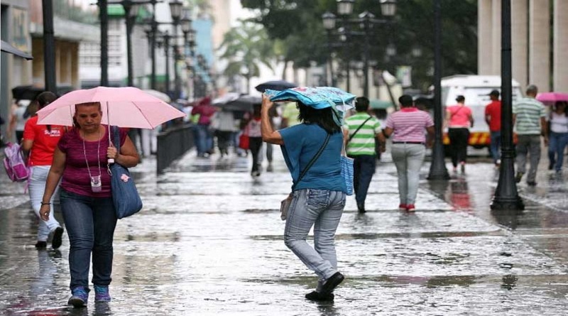 Inameh pronostica precipitaciones variables en gran parte del país