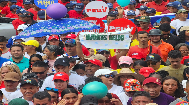 Pueblo de Zamora repudia sanciones y respalda al presidente Maduro