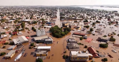 Se eleva a 127 los fallecidos por inundaciones al sur de Brasil
