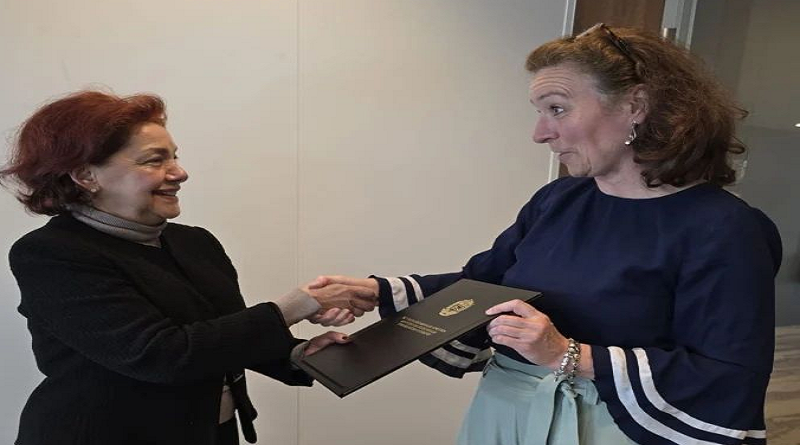 Embajadora de Venezuela entrega Cartas de Gabinete a Cancillería de Países Bajos