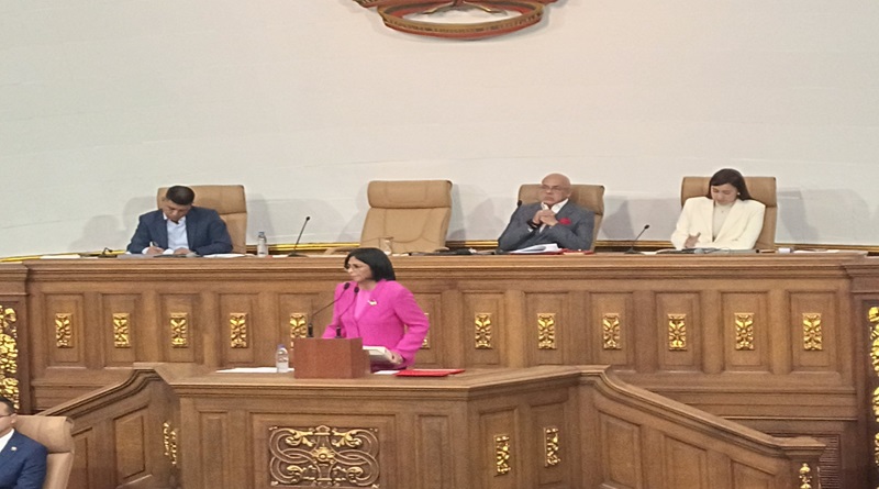 Delcy Rodríguez: Ley de protección de pensiones evoca a Bolívar y a Chávez