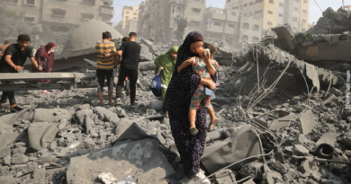 Universitarios españoles protestan contra el genocidio en Gaza