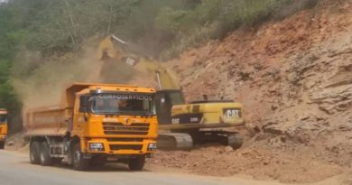 Realizan levantamiento de derrumbe en la carretera Panamericana