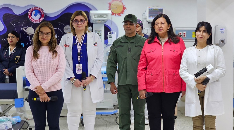 Reinauguran la Unidad de Terapia Intensiva Pediátrica en Caracas