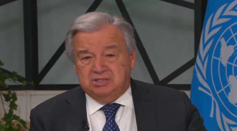 Guterres insiste en alto al fuego y más apoyo humanitario para Gaza