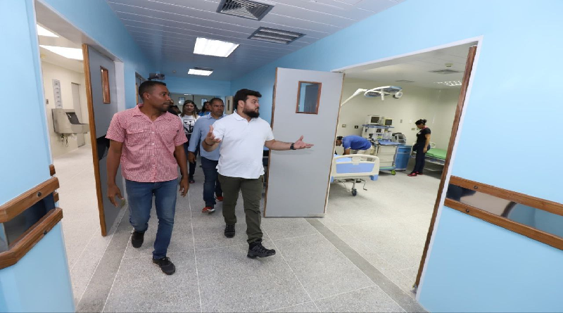 Inspeccionan rehabilitación de Hospital Tipo 1 “Dr. Tulio López Ramírez”