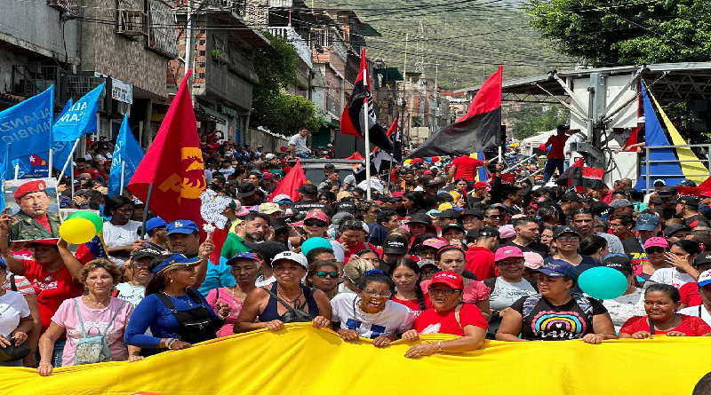 Pueblo de Vargas respalda al presidente Maduro y repudia sanciones de EE. UU.