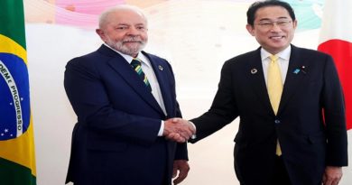 Primer ministro de Japón cumple visita oficial de dos días a Brasil