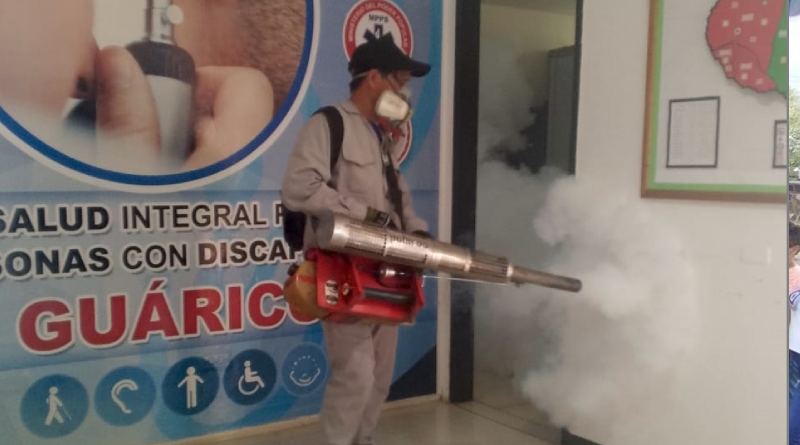 Realizan jornada de mitigación del dengue en la Dirección de Salud en Guárico