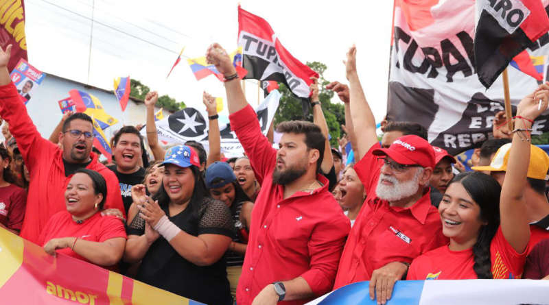 En fotos ‖ Santa Bárbara de Monagas marcha en rechaza a las sanciones