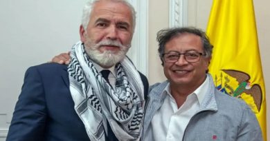 Palestina reconoce a presidente colombiano por su apoyo a Gaza